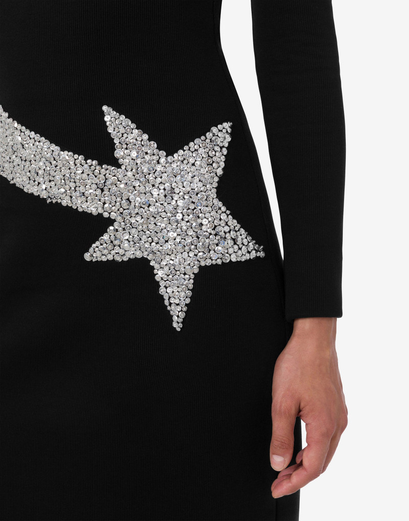 DECORATED COTTON BLEND DRESS 3