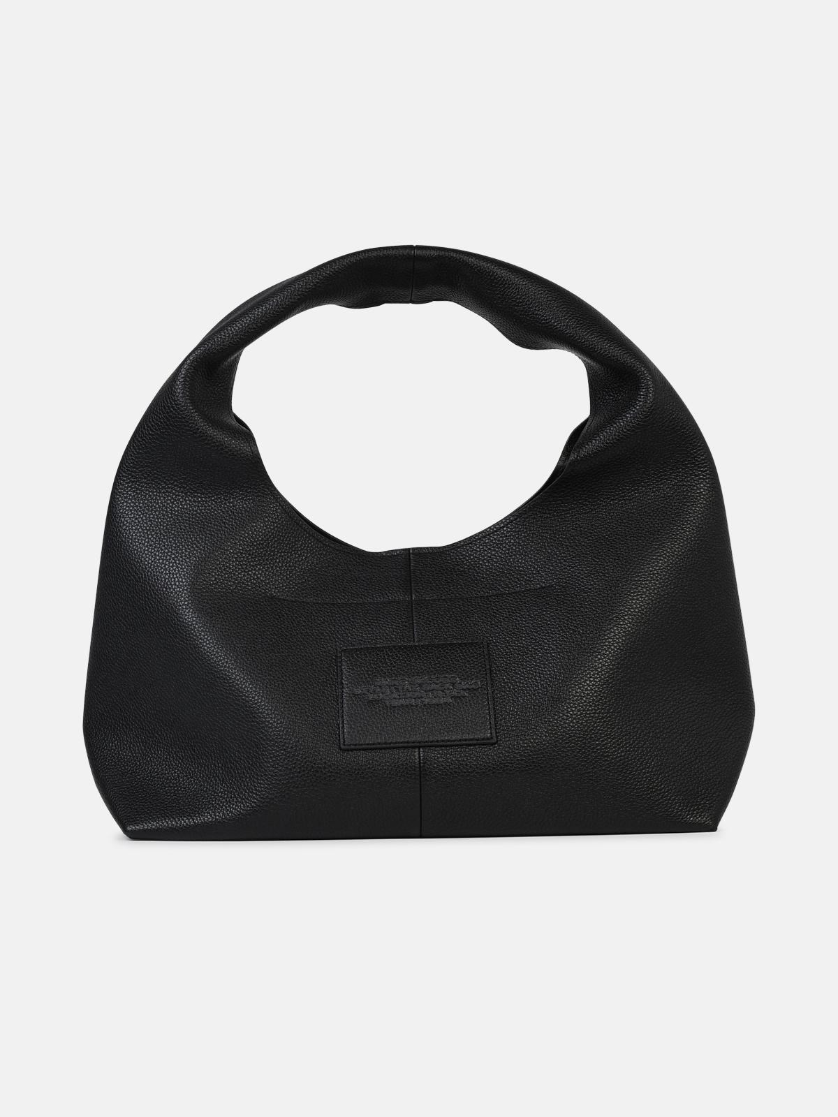 'SACK' BLACK LEATHER BAG - 3