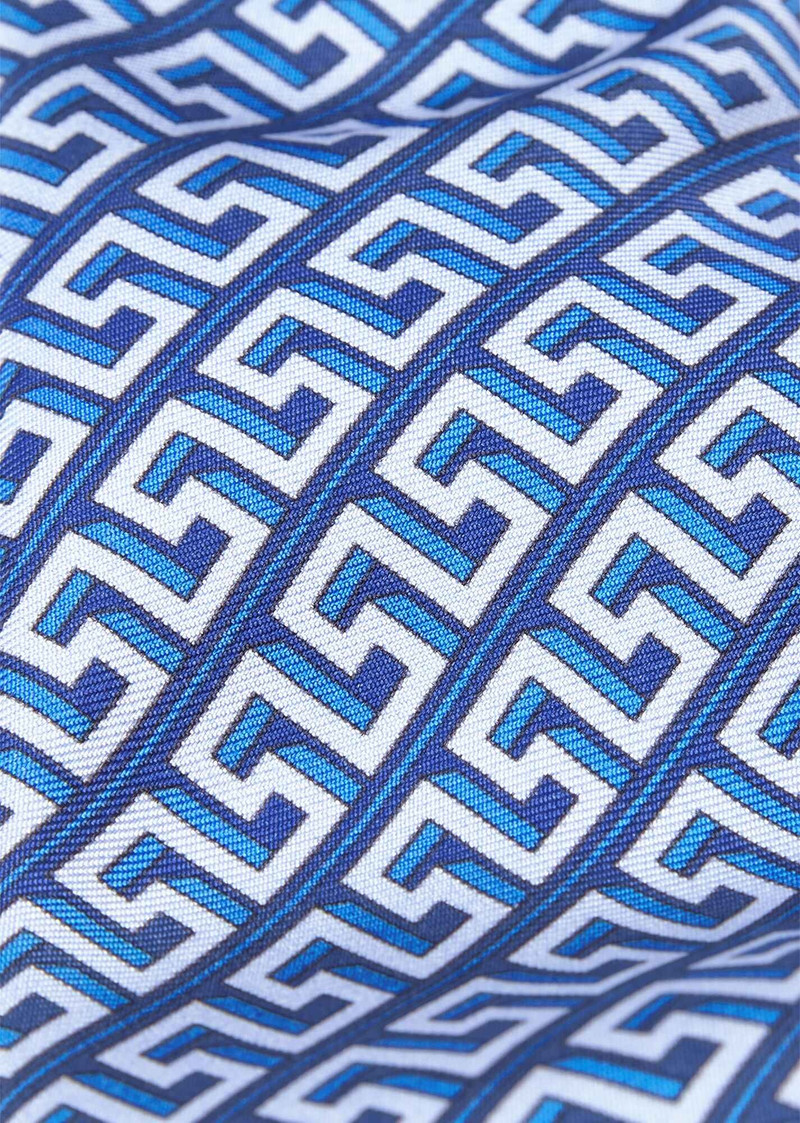 VERSACE Greca Print Silk Tie outlook