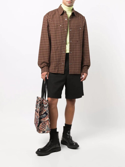 KENZO check print shirt outlook