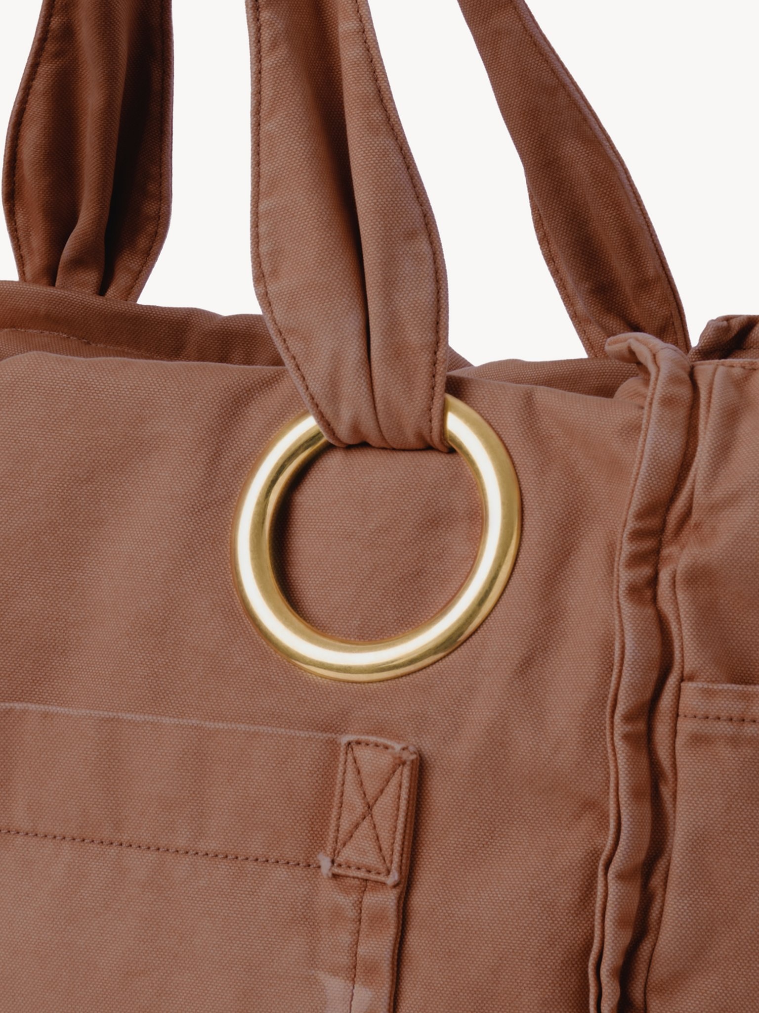 LARGE CHLOÉ PLAGE TOTE BAG IN COTTON - 5