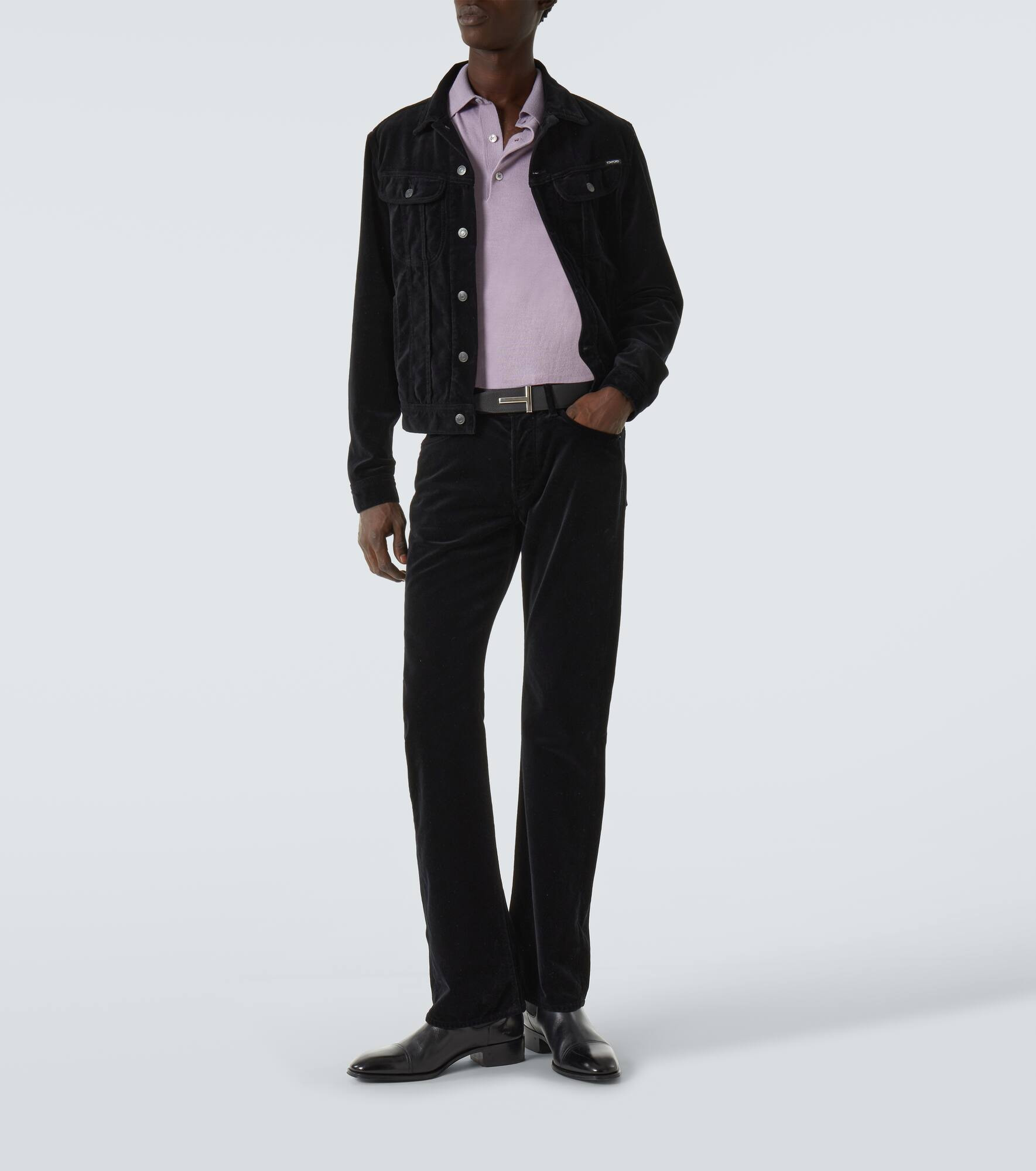 Cashmere and silk polo sweater - 2