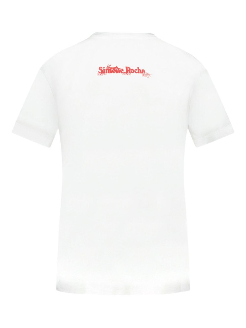 Simone Rocha cotton T-shirt outlook