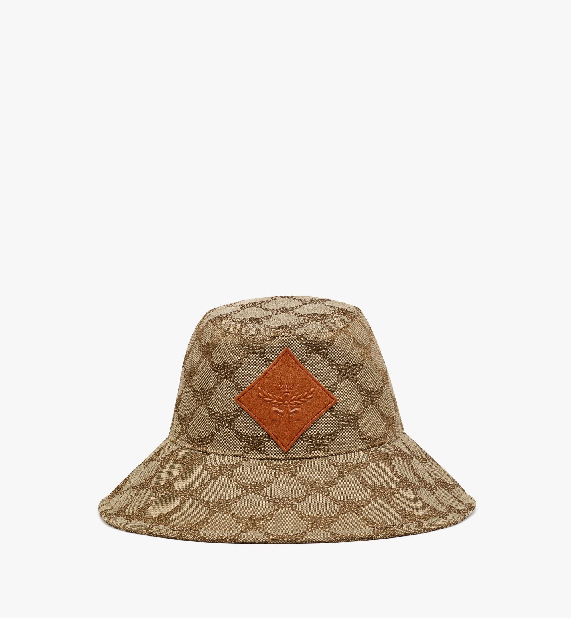 Wide Bucket Hat in Lauretos Denim Jacquard - 1