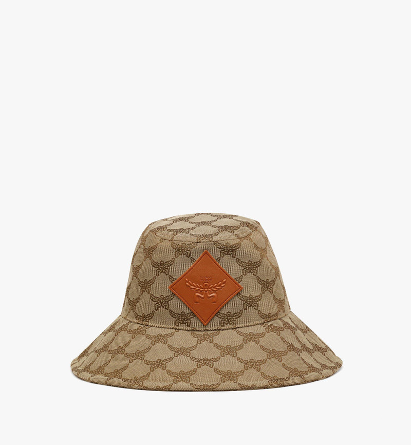 Wide Bucket Hat in Lauretos Denim Jacquard 1