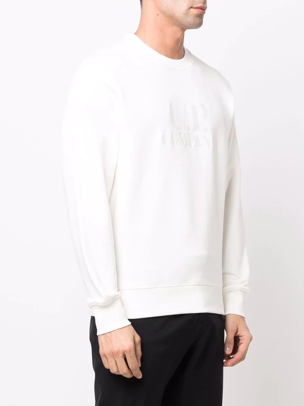 embroidered-logo sweatshirt - 3