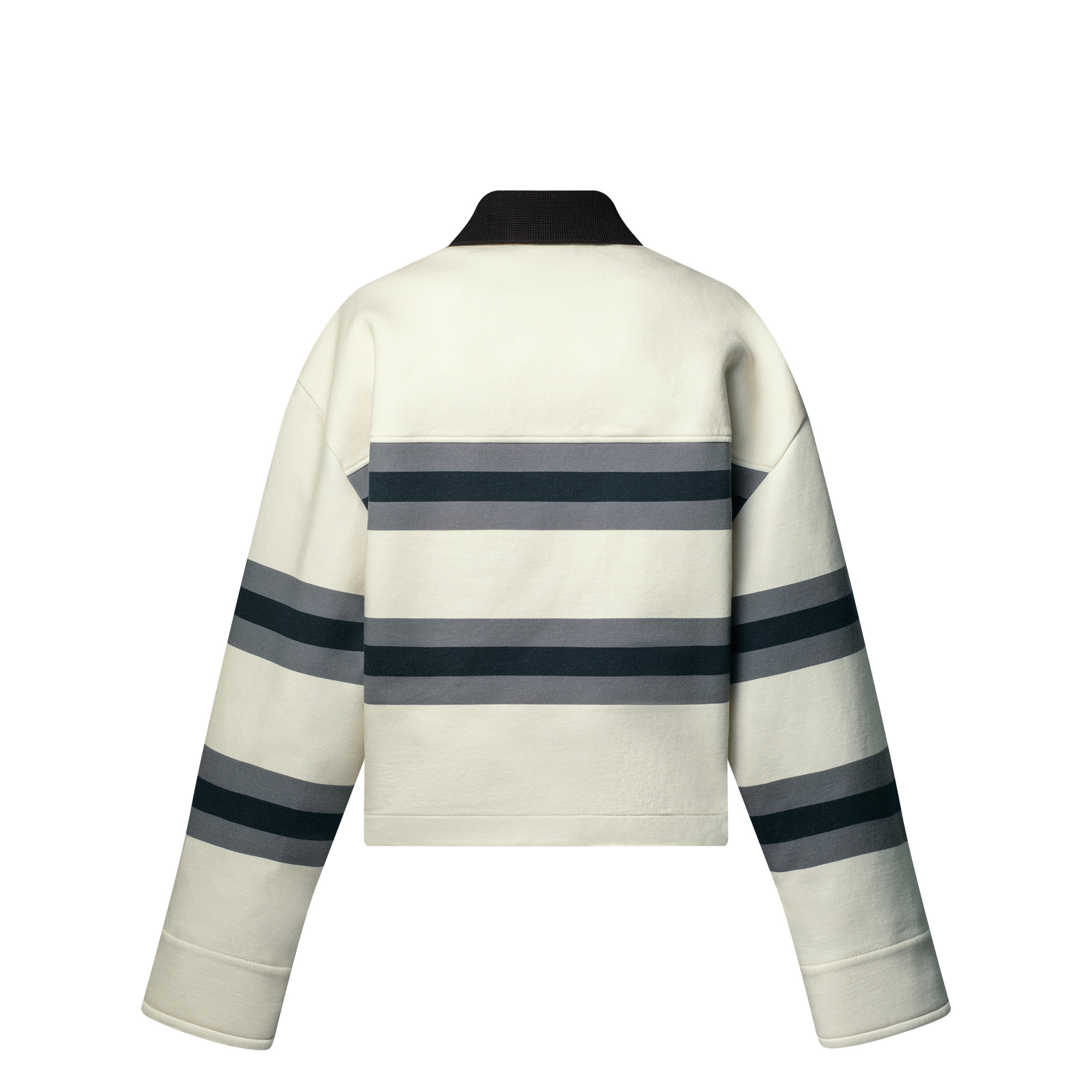 Chunky Stripes Polo Top - 3