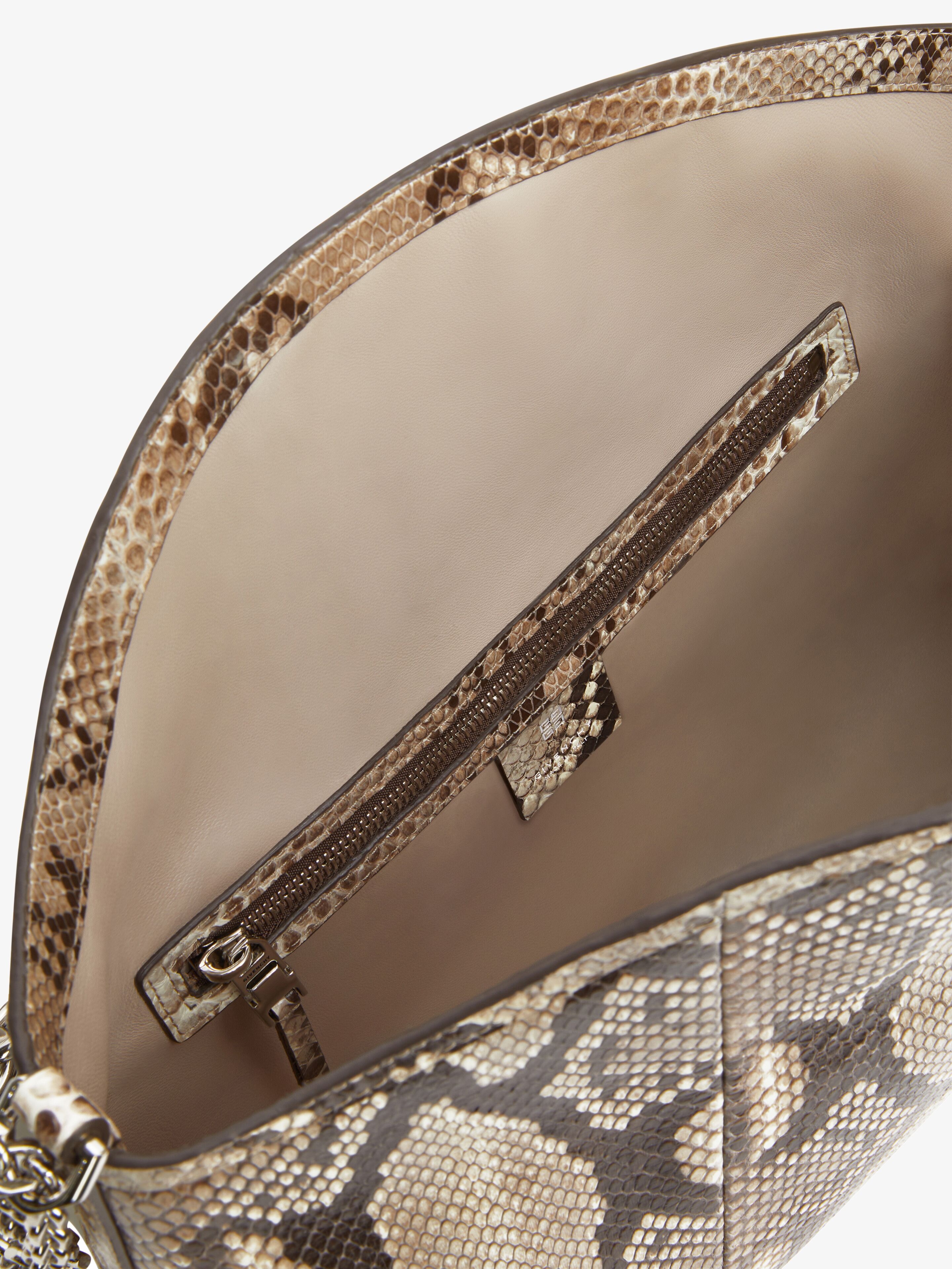 MEDIUM VOYOU CHAIN BAG IN PYTHON - 5