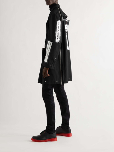 TAKAHIROMIYASHITA TheSoloist. Embellished Distressed Woven Coat outlook