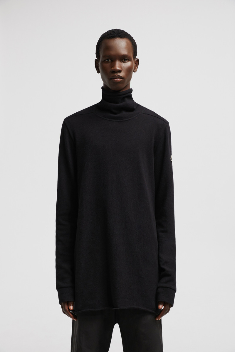 Moncler Moncler + Rick Owens Cotton Turtleneck Sweater outlook