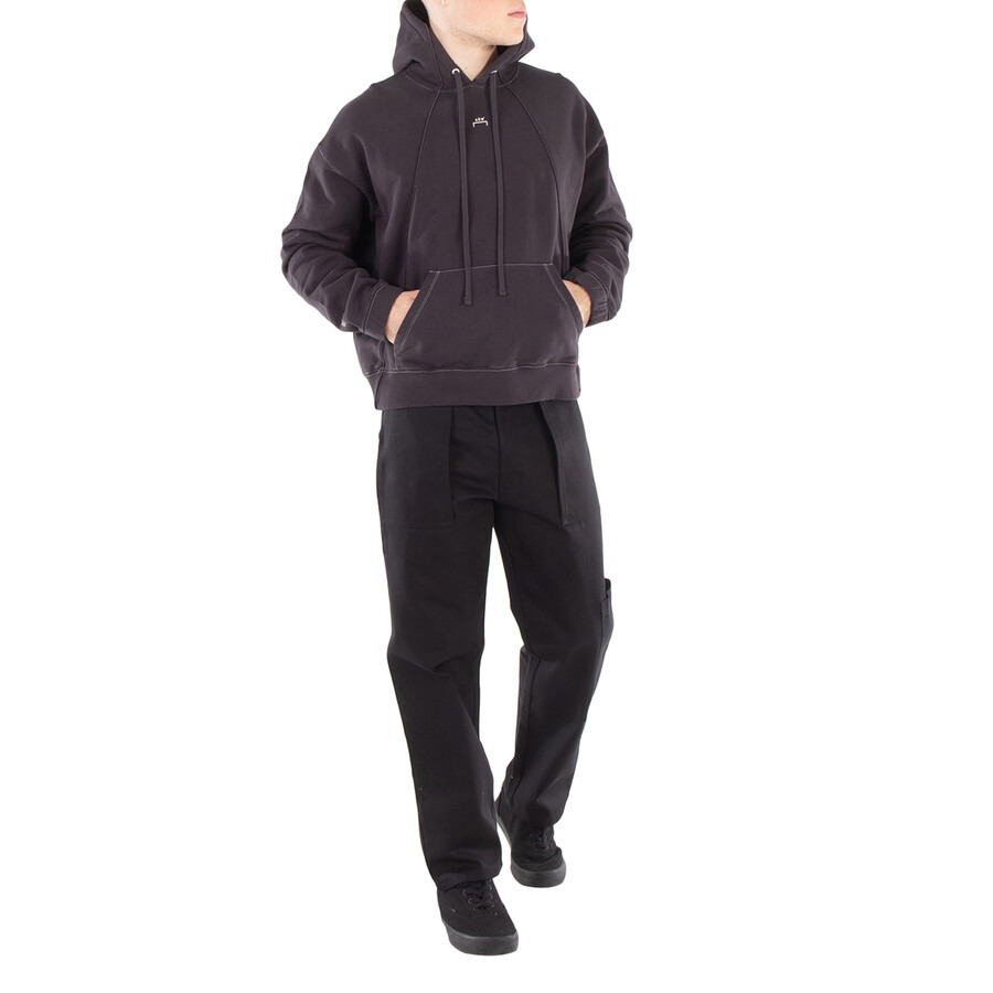A Cold Wall Men's Black Millbank Cotton Hoodie - 3