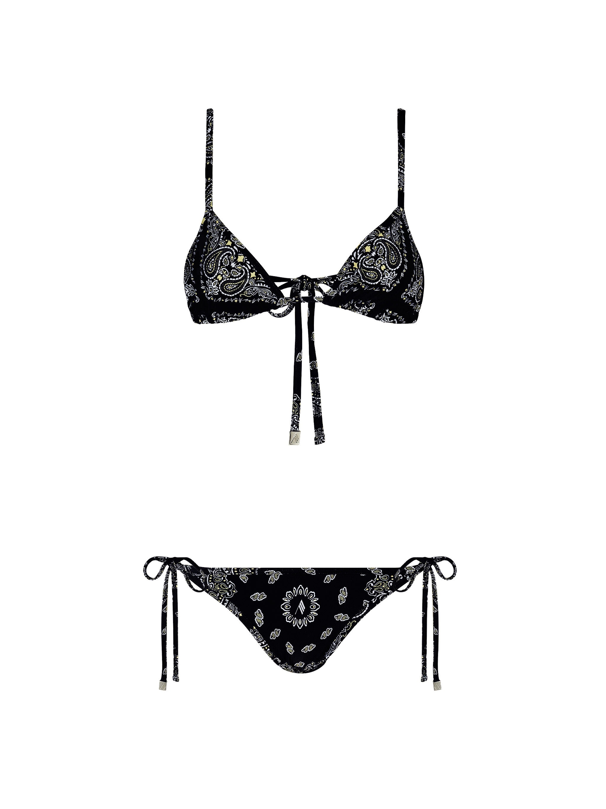 BLACK, WHITE AND BANANA  BIKINI - 1