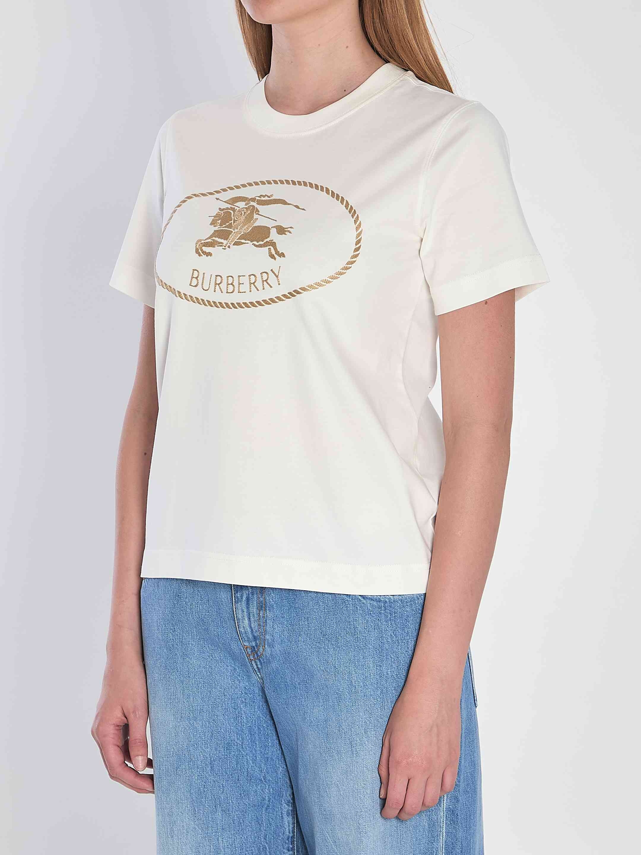 Burberry Women Knight Stamp T-Shirt - 2