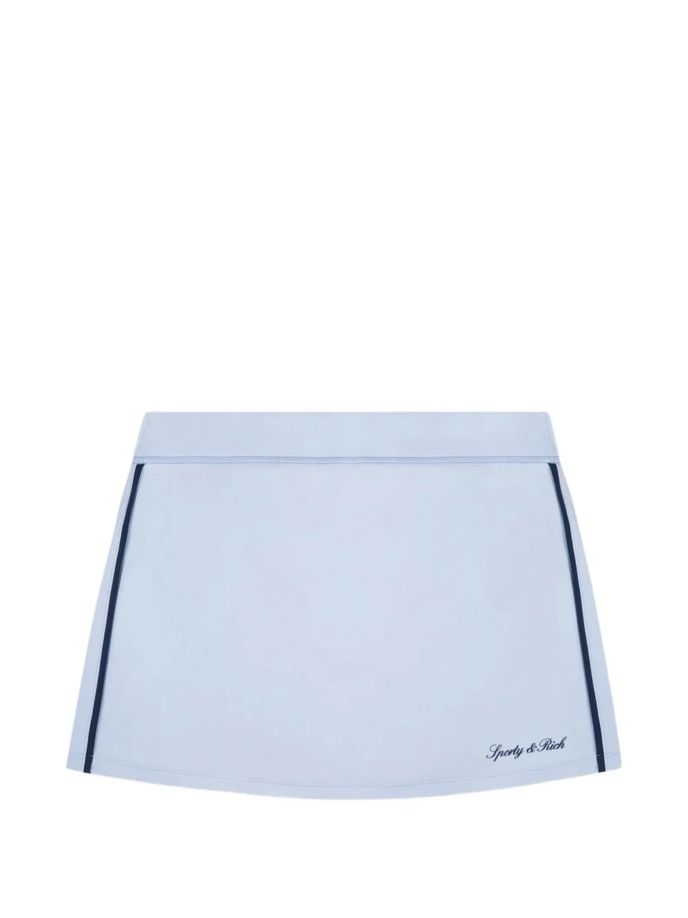 Signature logo-print side-stripe court mini skirt - 1
