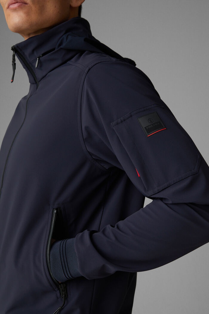 Shelvin Softshell jacket in Navy blue - 6