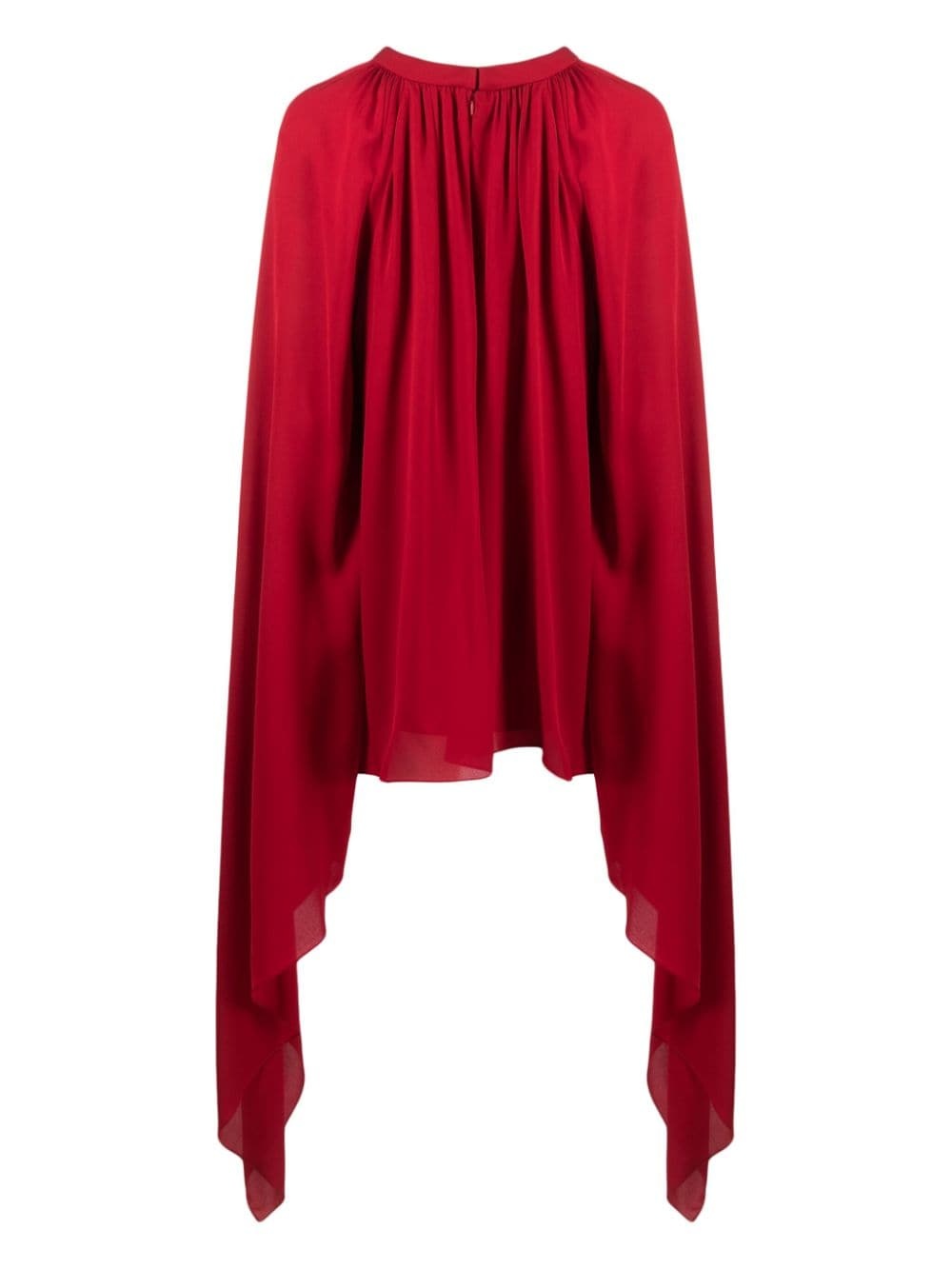 ruched silk blouse - 2