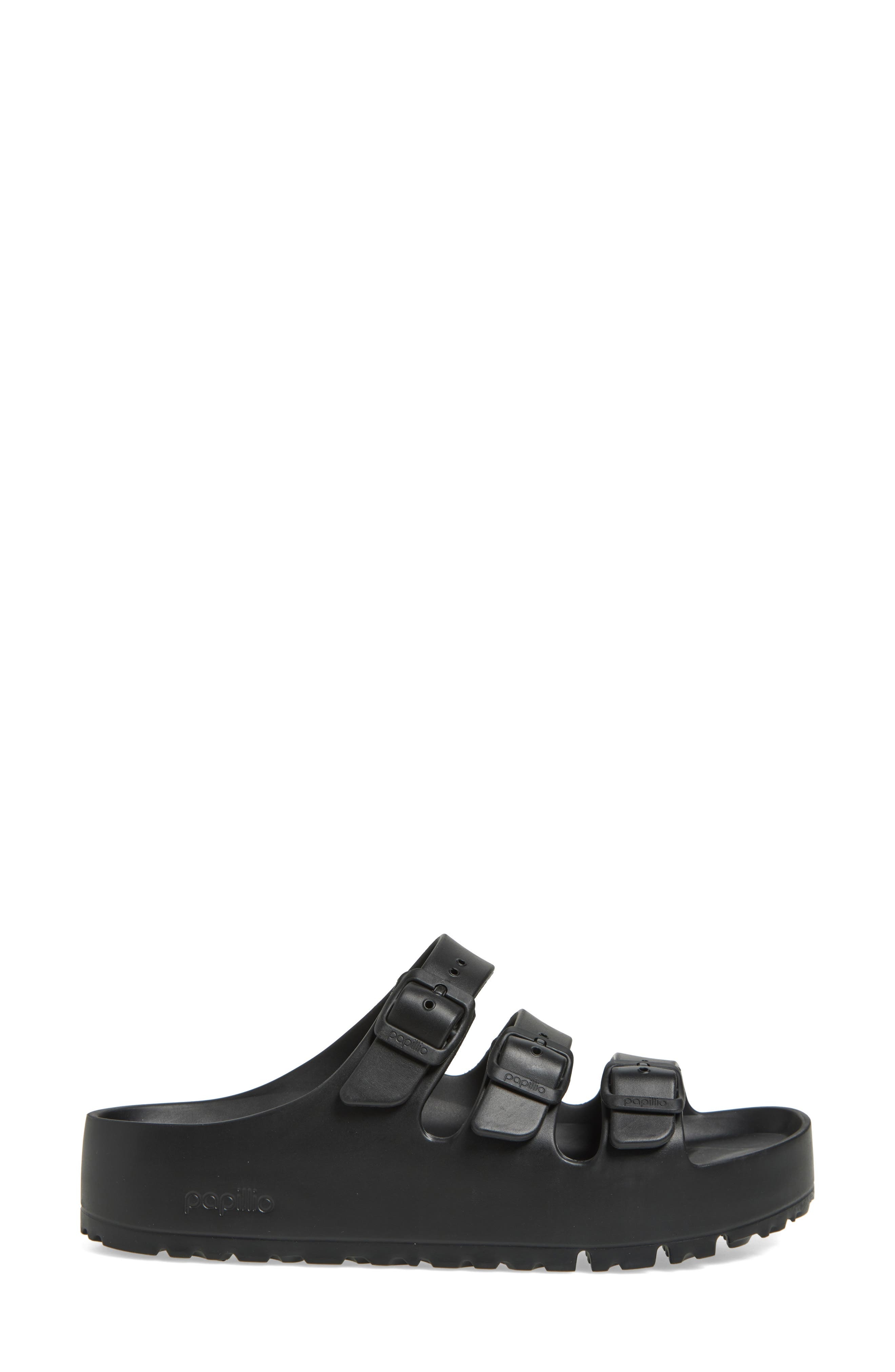 Papillio by Birkenstock Florida Platform Flex Essentials Slide Sandal in Black at Nordstrom - 4