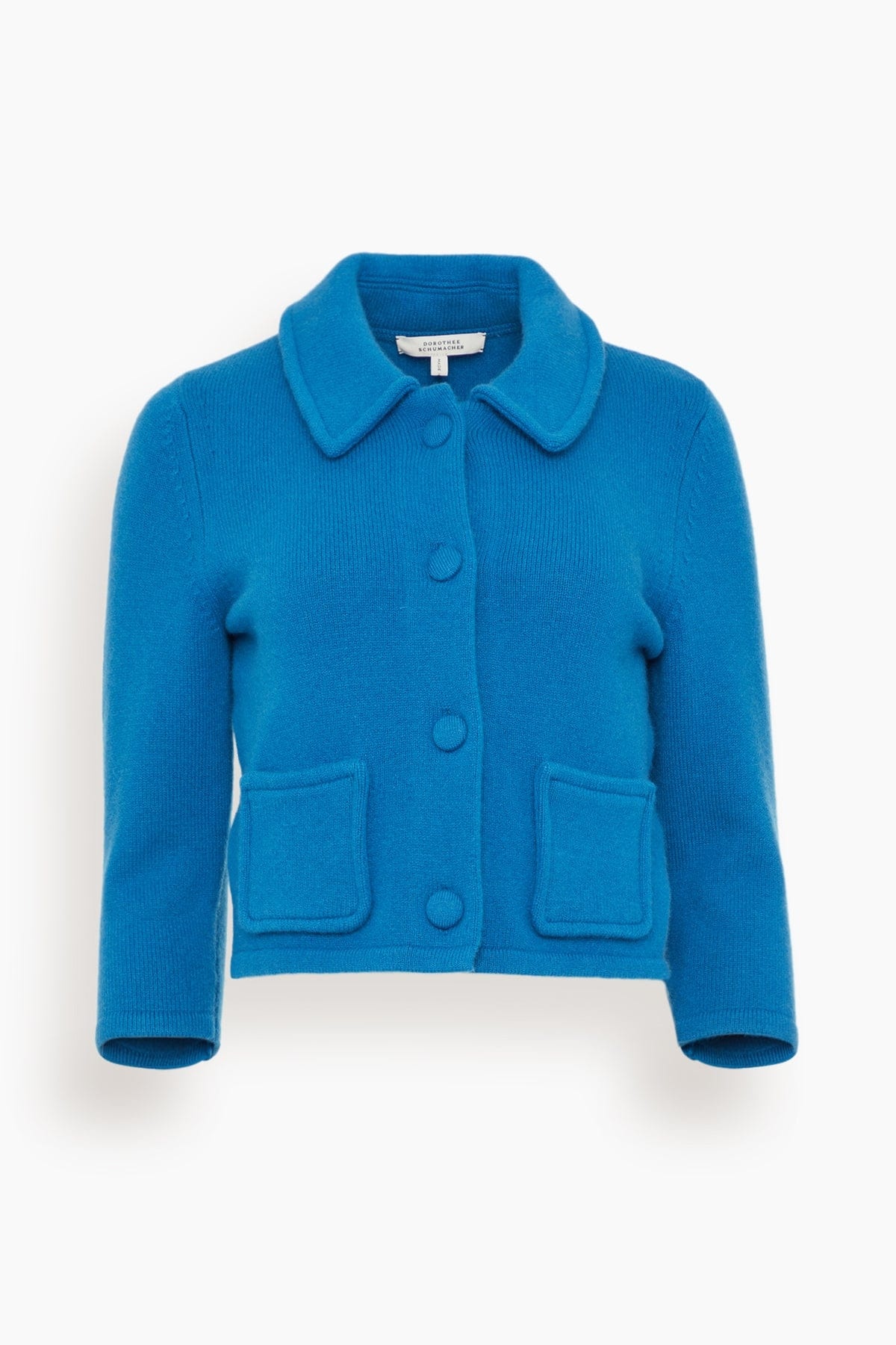 Modern Statement Jacket in Blue Coral - 1
