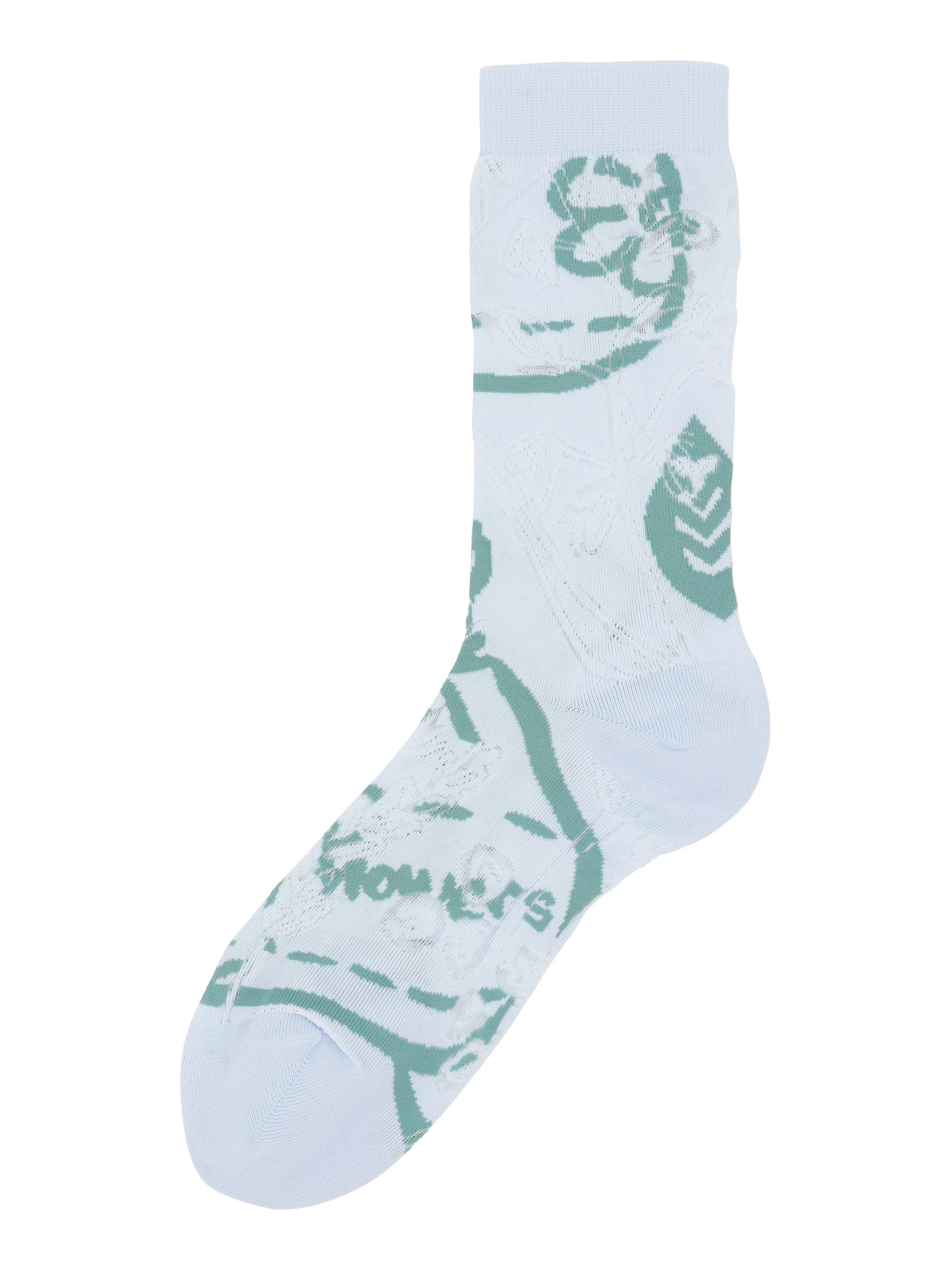 SEED SOCKS FEMME - BLUE CROPS - 1