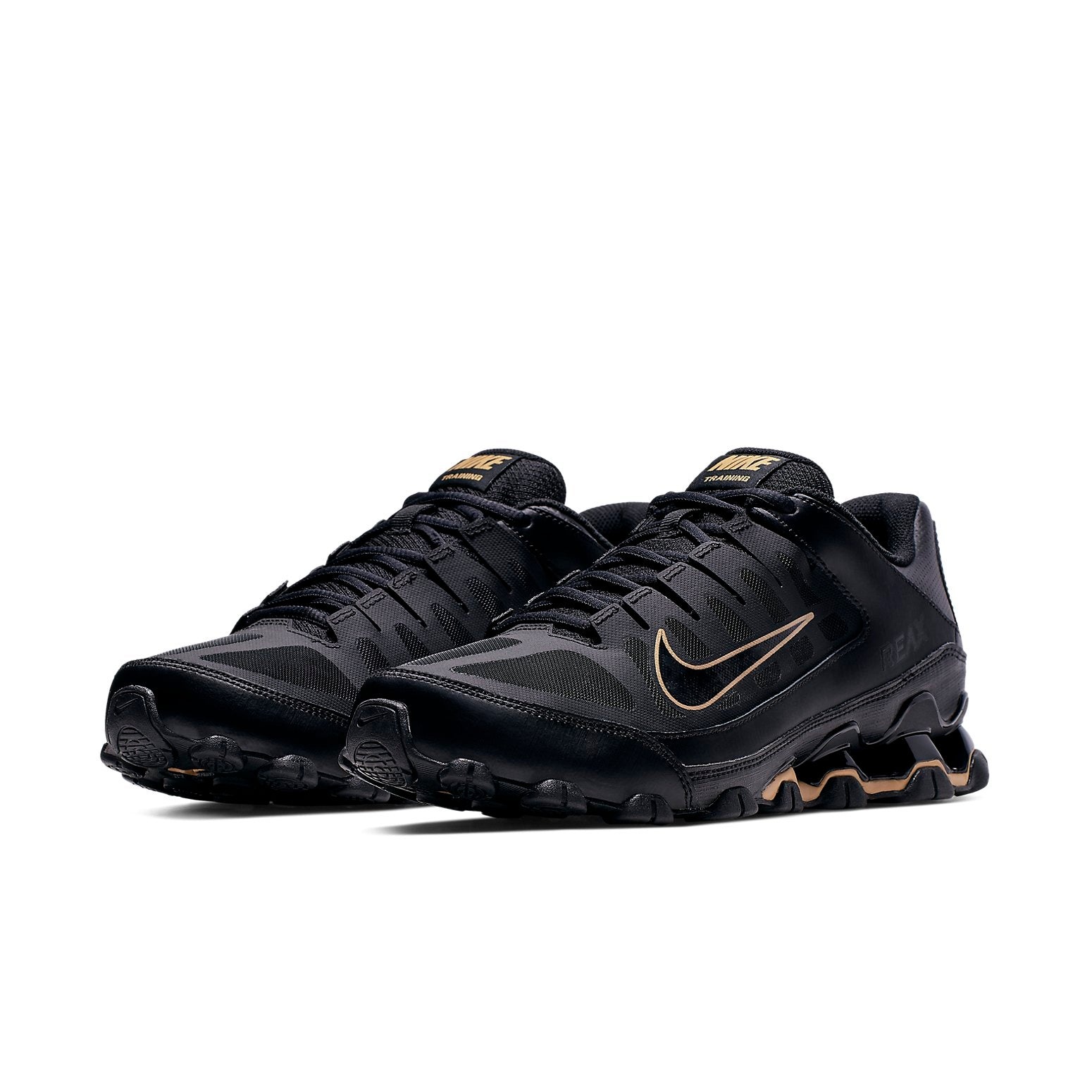 Nike Reax 8 TR Mesh 'Black Metallic Gold' 621716-020 - 3
