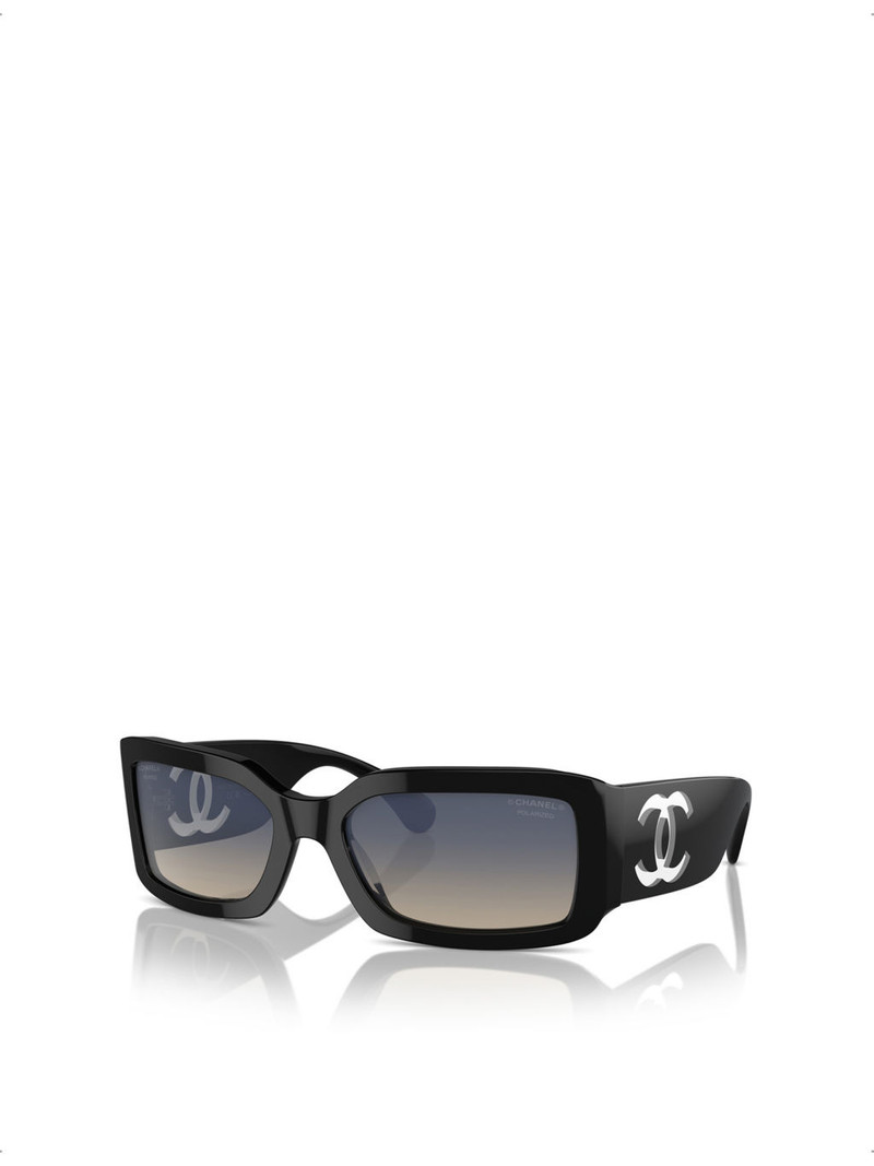 CHANEL CH5526 Rectangle-Frame Acetate Sunglasses outlook