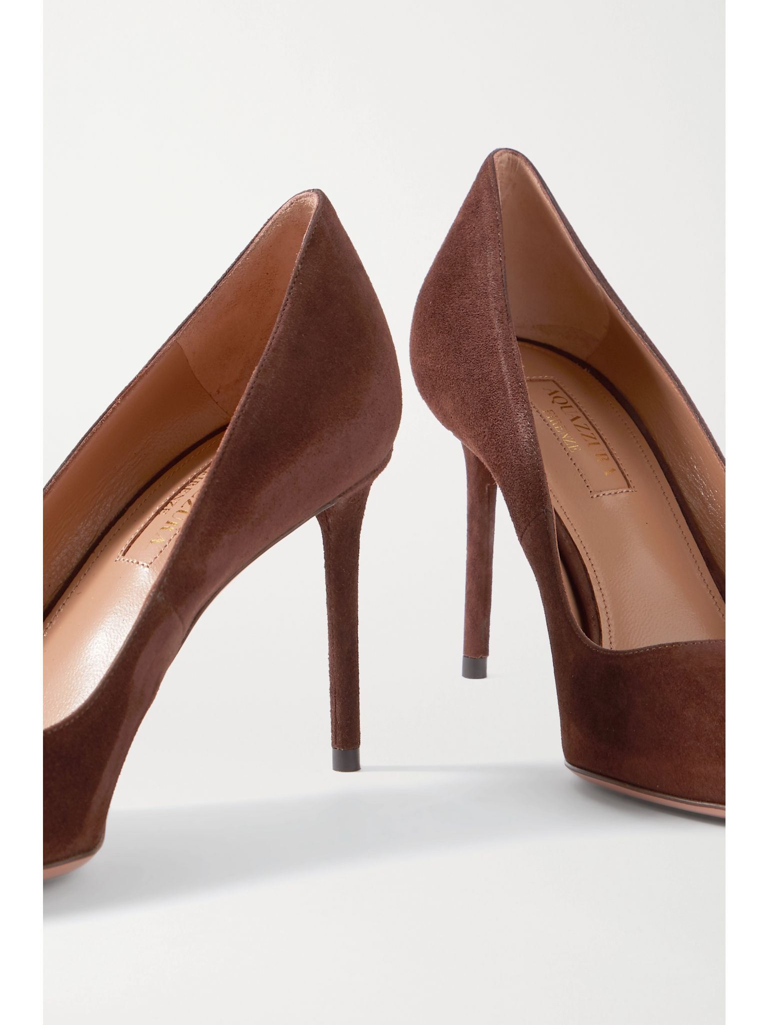 Purist 85 suede pumps Brown - 4