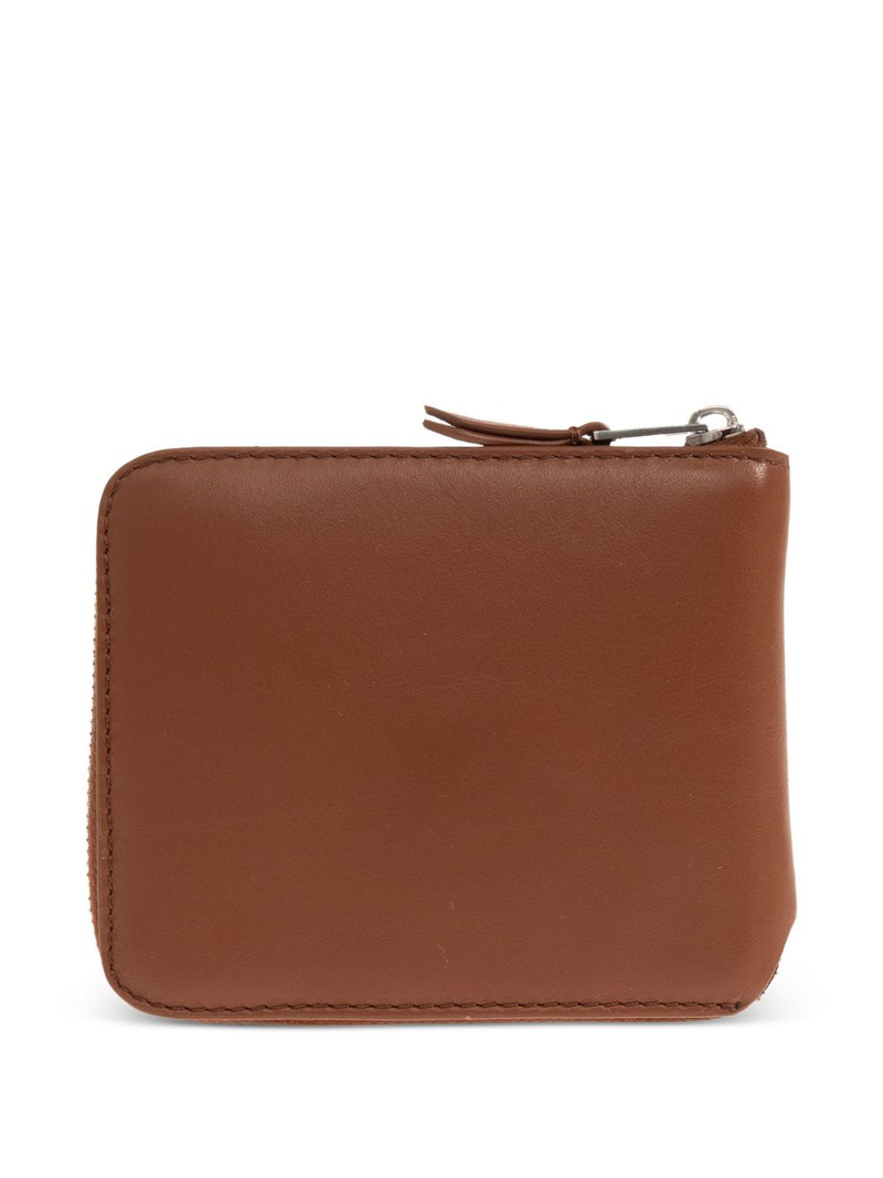 AMI Paris logo-appliqué leather wallet outlook