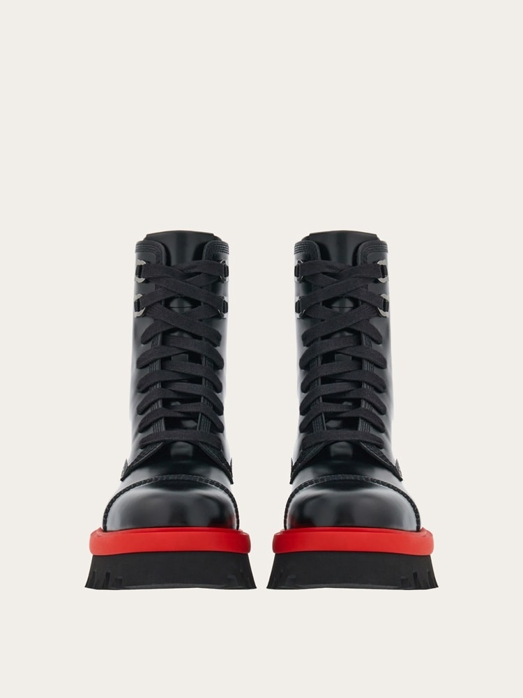 COMBAT BOOT WITH CHUNKY SOLE - 2