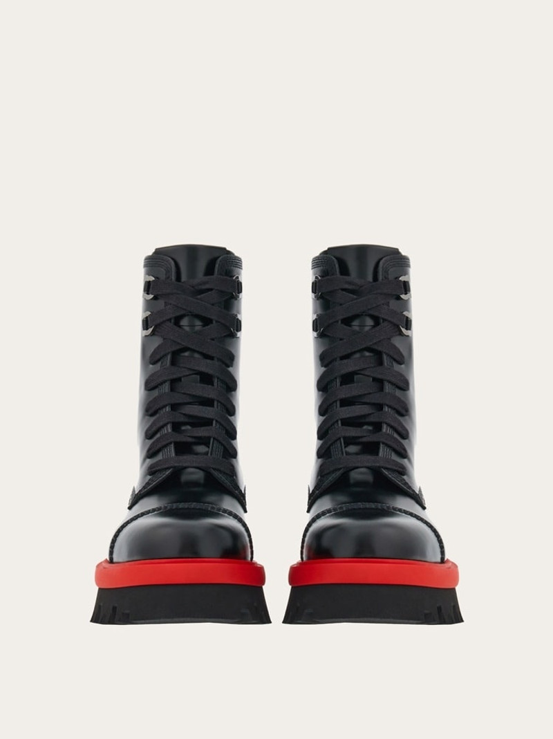 FERRAGAMO COMBAT BOOT WITH CHUNKY SOLE outlook