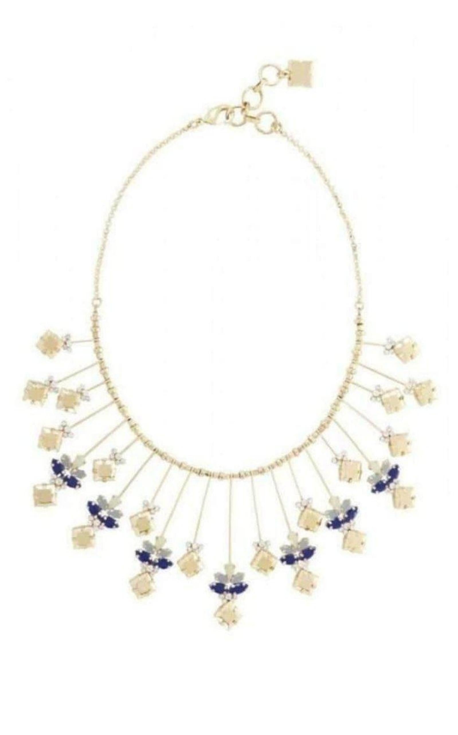 BCBGMAXAZRIA - Square Stone Sunburst Necklace - 1