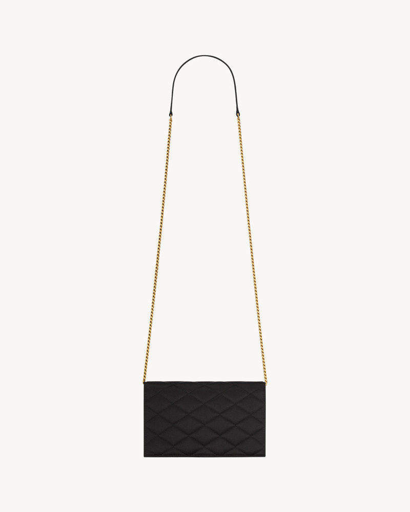 PARIS CHAIN WALLET IN SATIN 3