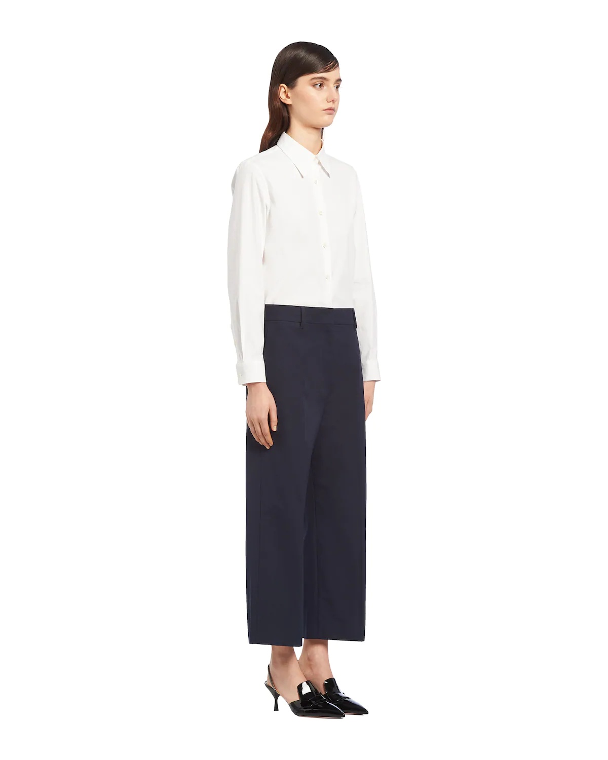 Cotton poplin trousers - 3