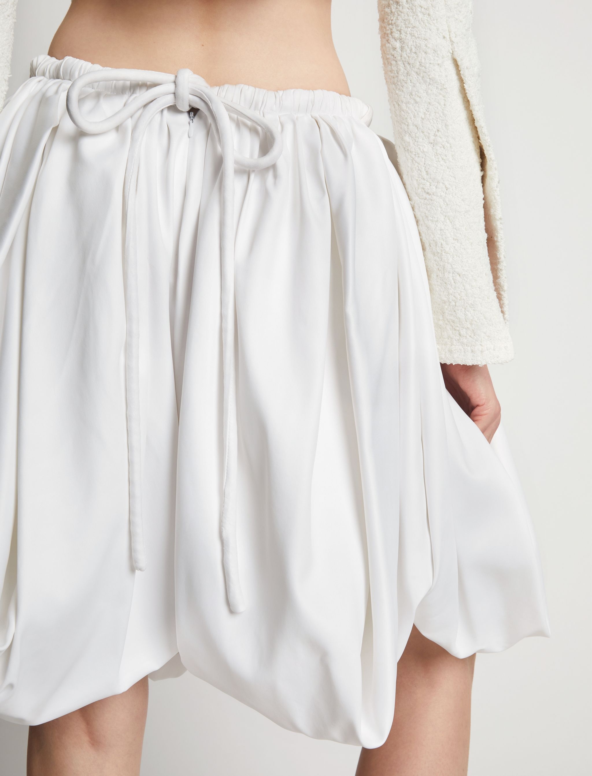 Technical Cotton Voluminous Skirt - 5