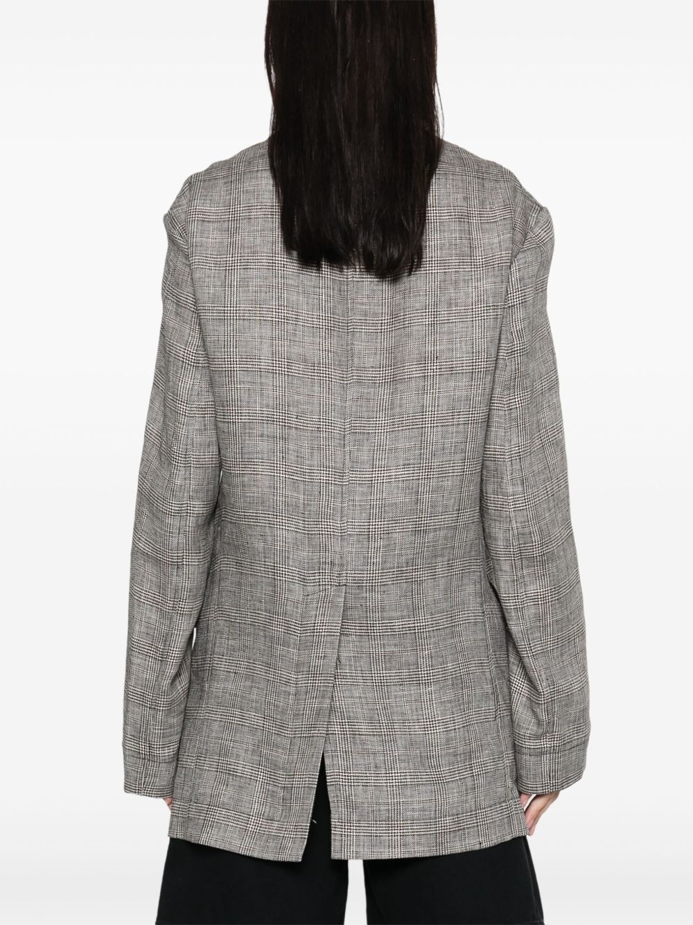 Prince of Wales check-patterned blazer - 4