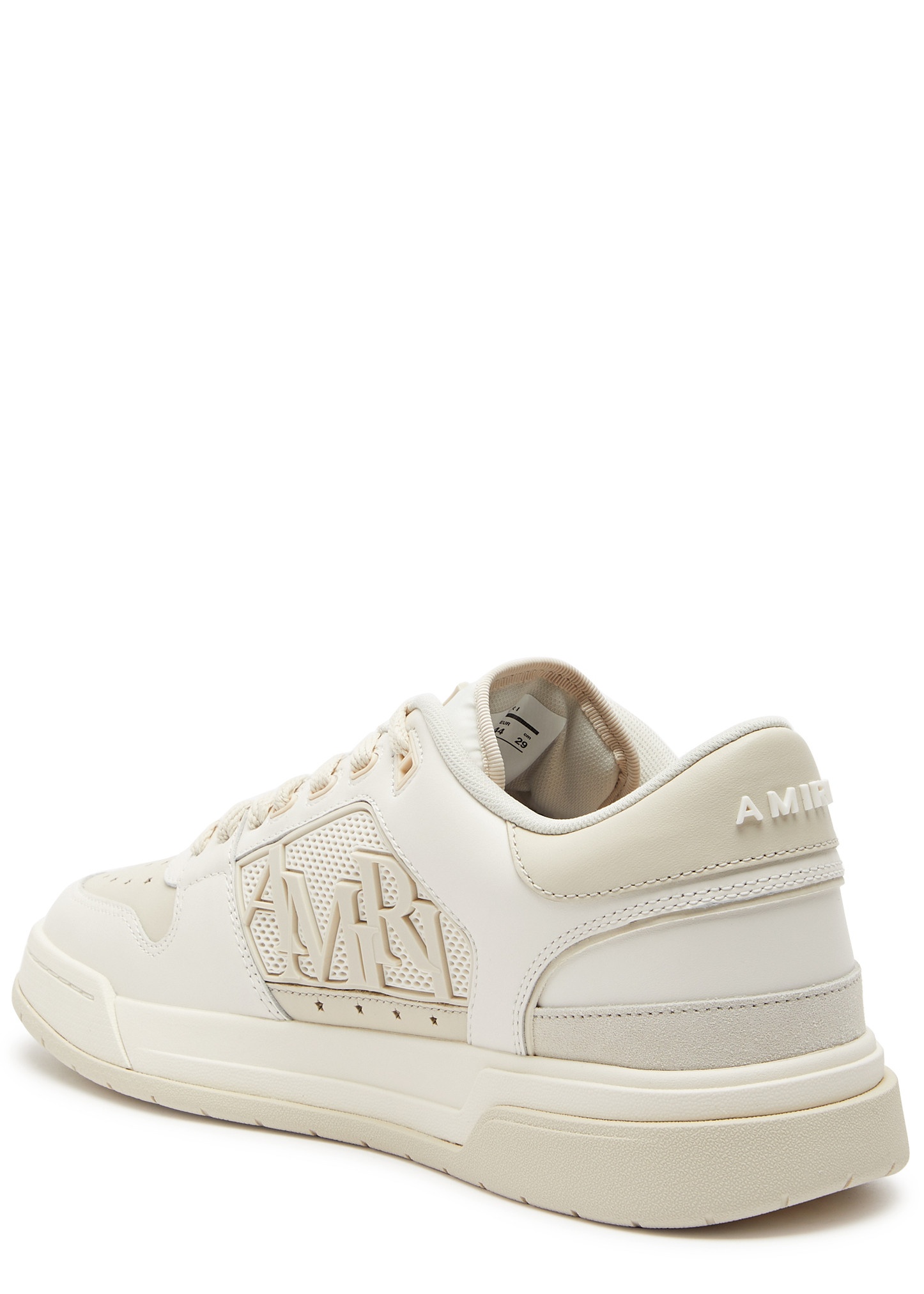 Classic panelled leather sneakers - 2