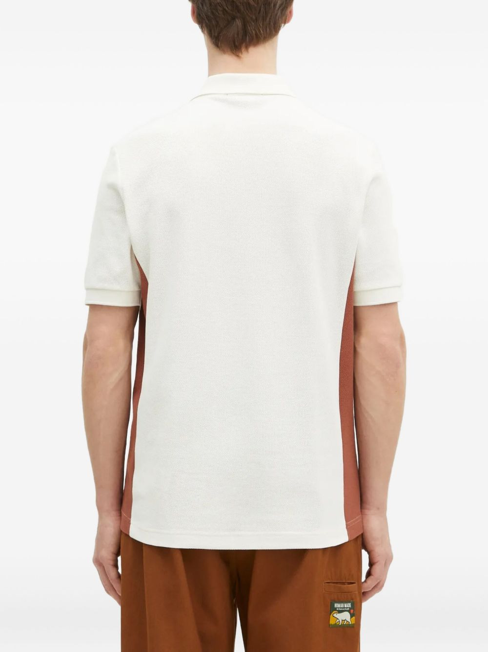 panelled polo shirt - 4
