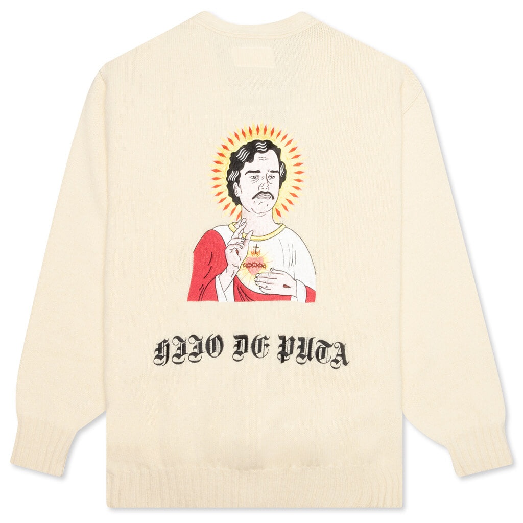 WACKO MARIA CLASSIC CARDIGAN TYPE-2 - CREAM - 2