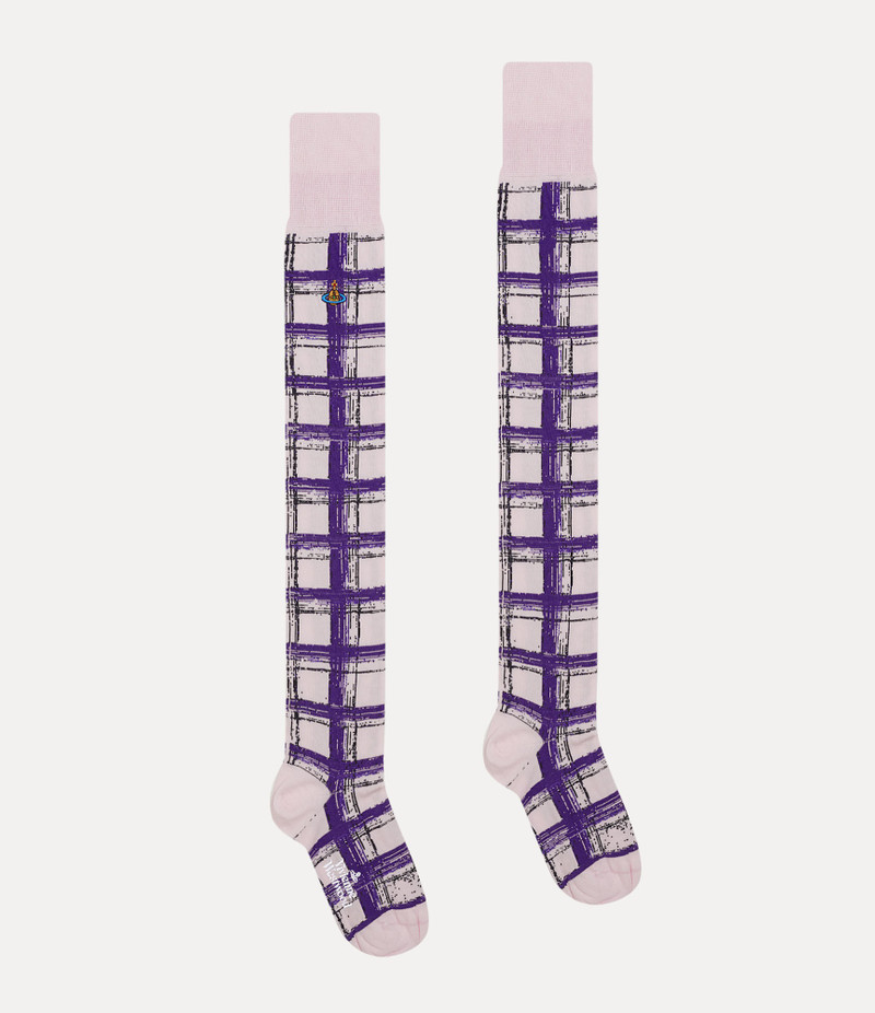 Vivienne Westwood CHECK OVER THE KNEE SOCK outlook