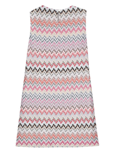 Missoni zigzag-pattern mini dress outlook