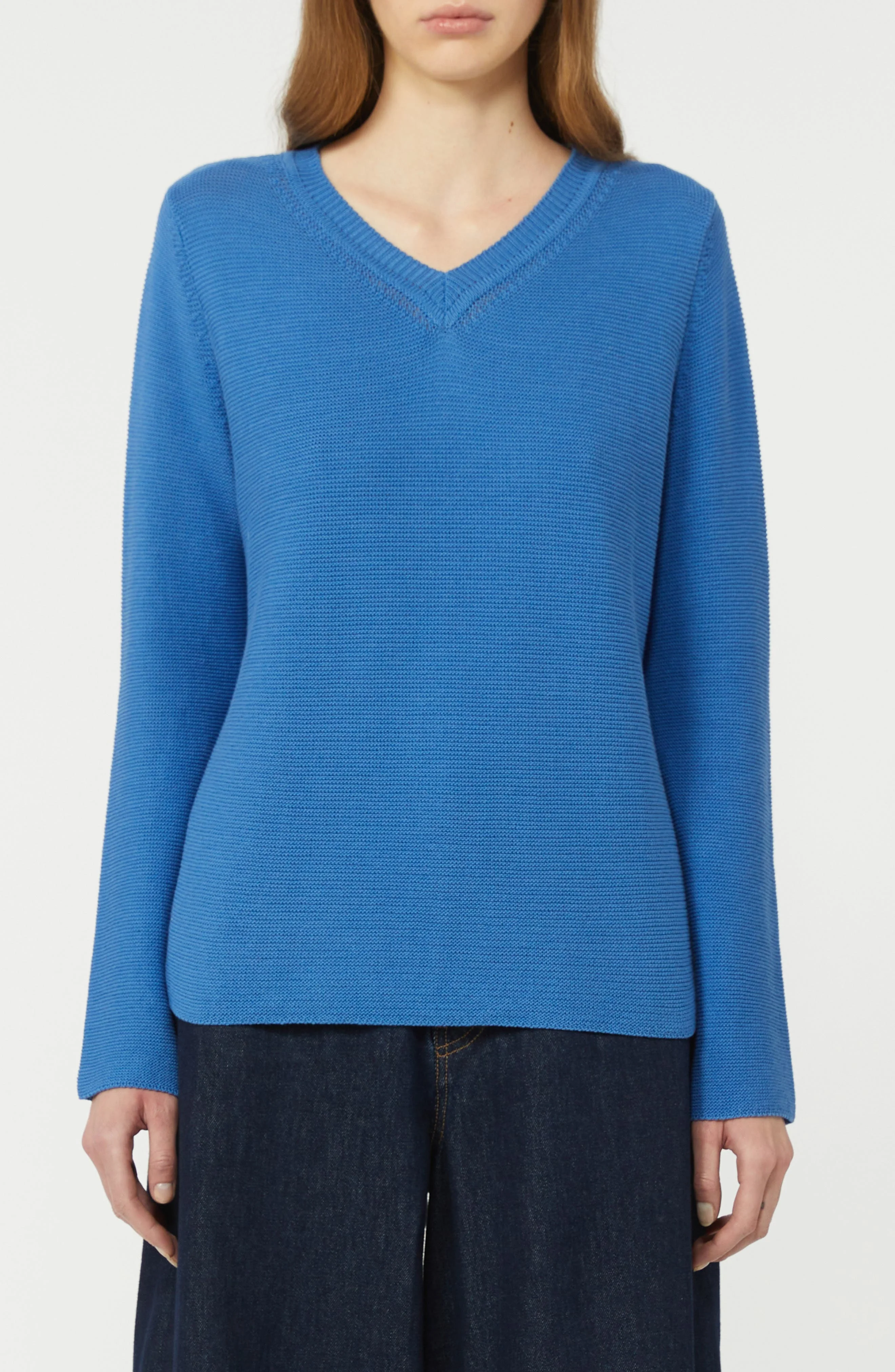 Weekend Max Mara V-Neck Sweater in Cornflower Blue at Nordstrom - 1