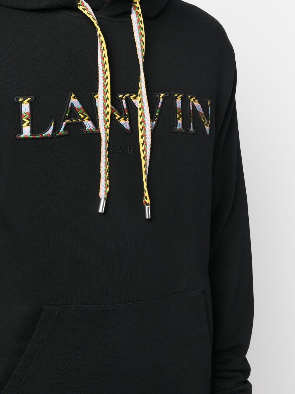 embroidered-logo hoodie - 5