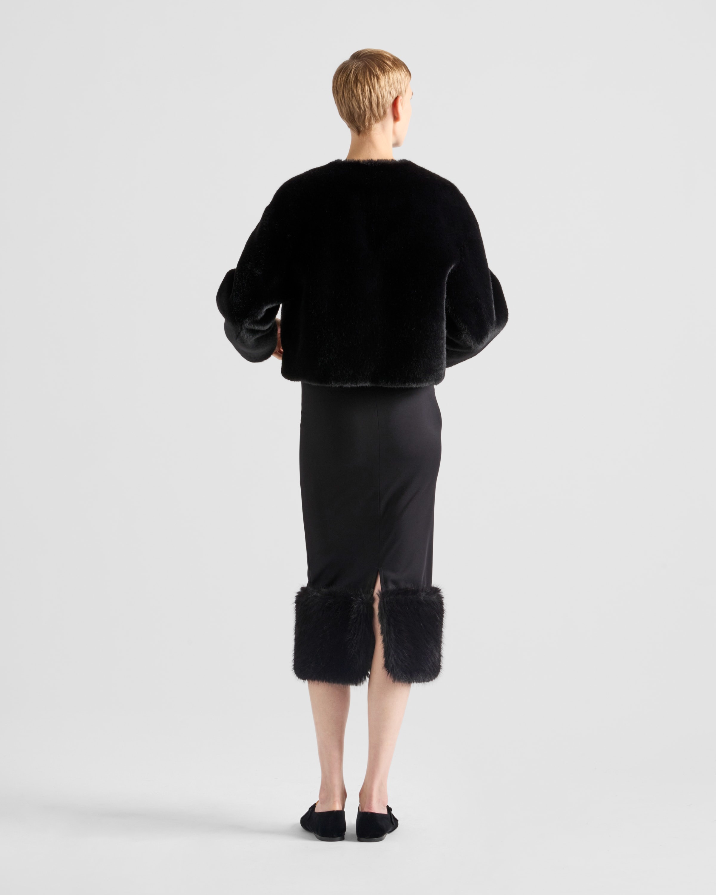 Stretch jersey skirt - 5