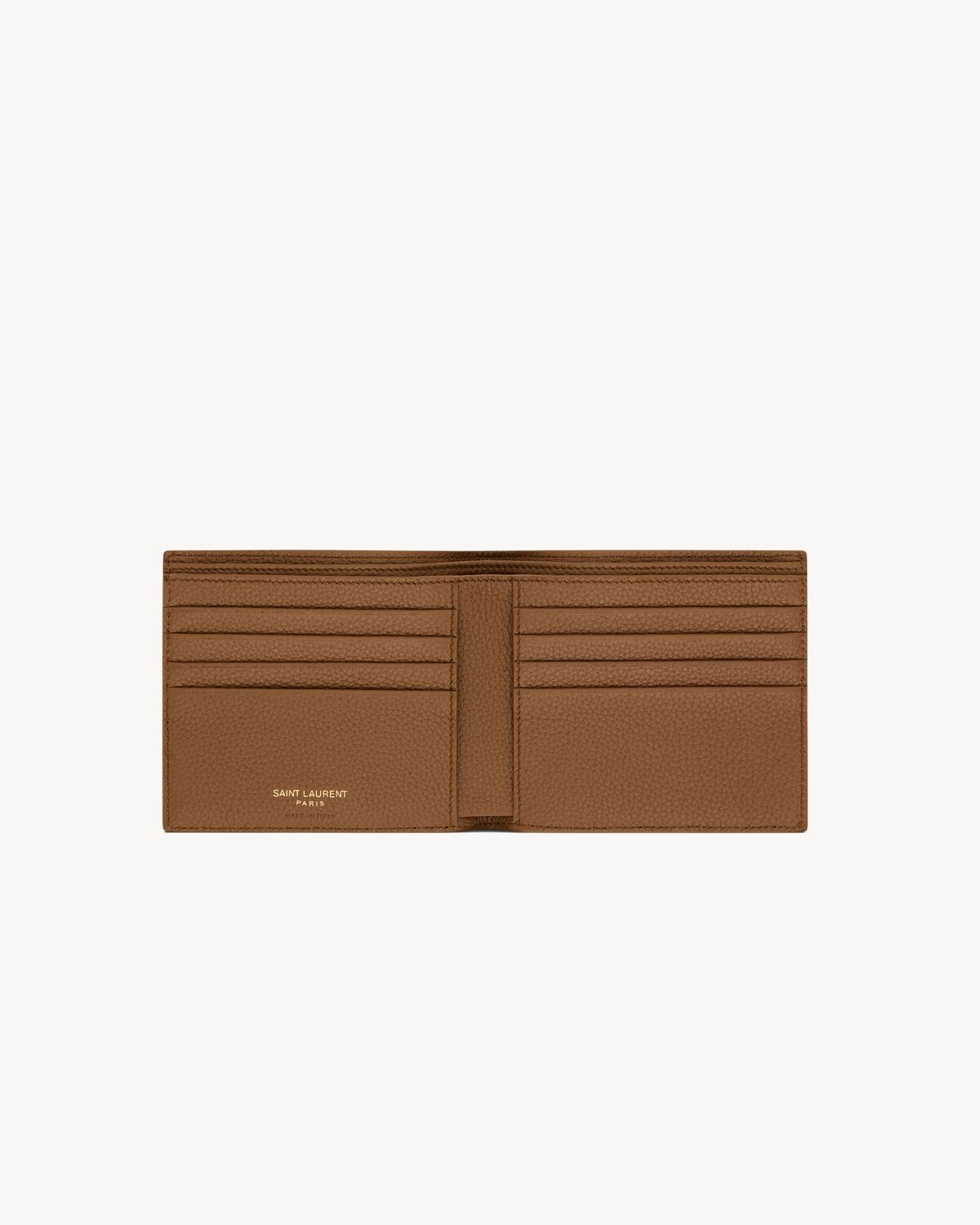 CASSANDRE SHADOW SAINT LAURENT EAST/WEST WALLET IN GRAINED LEATHER - 4