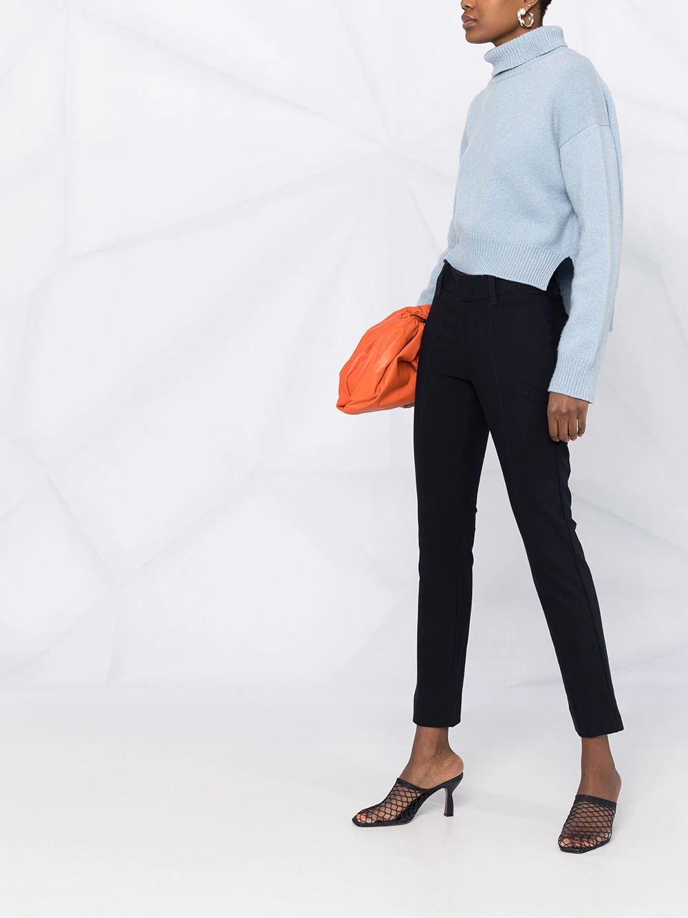 slim-fit cropped chinos - 6