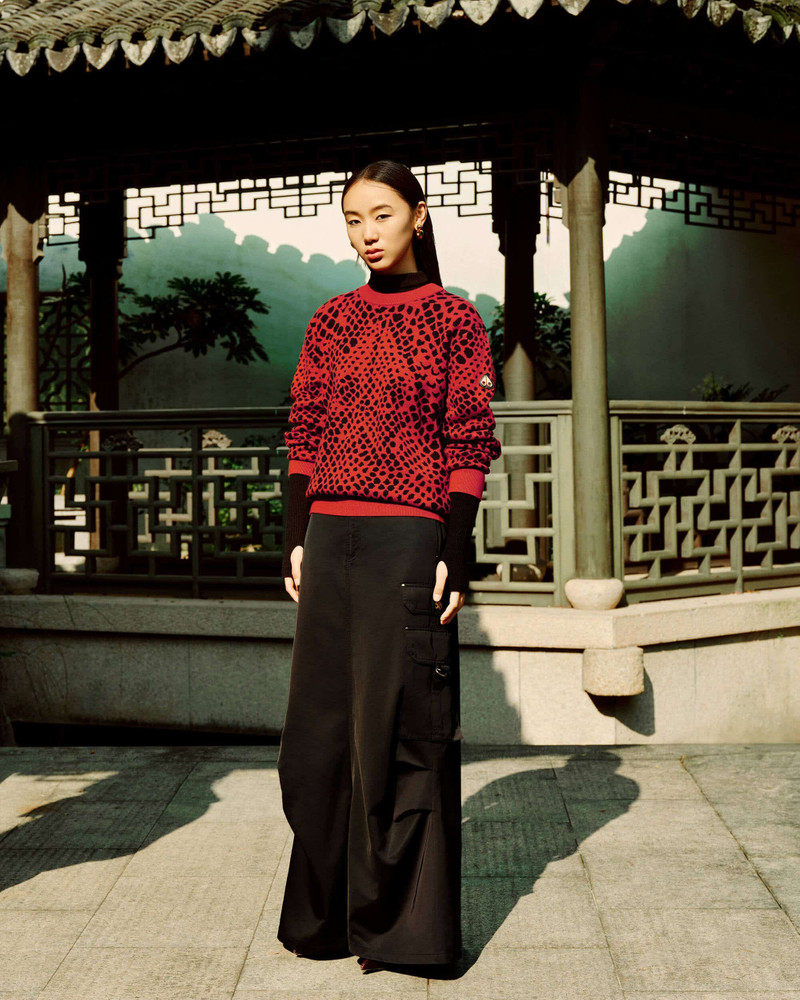 MOOSE KNUCKLES LUNAR NEW YEAR SNAKE SKIN SWEATER outlook