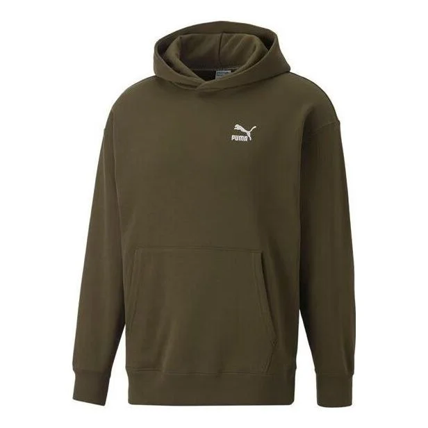 PUMA Relaxed Hoodie 'Olivegreen' 537720-62 - 1