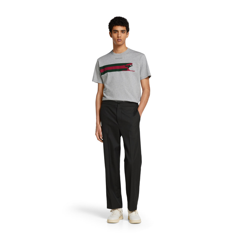 GUCCI Cotton jersey T-shirt with print outlook