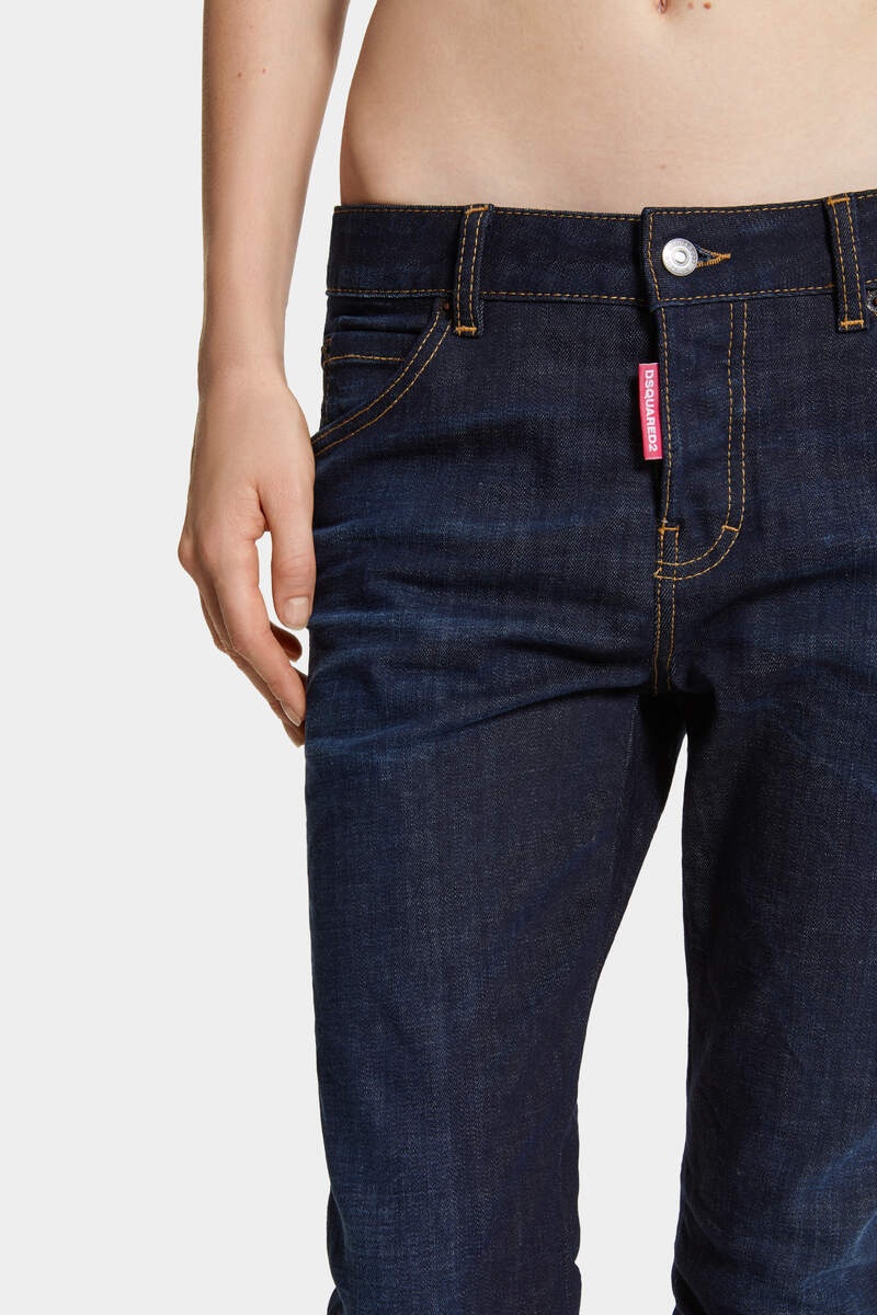 DARK 64 WASH COOL GIRL JEANS - 5