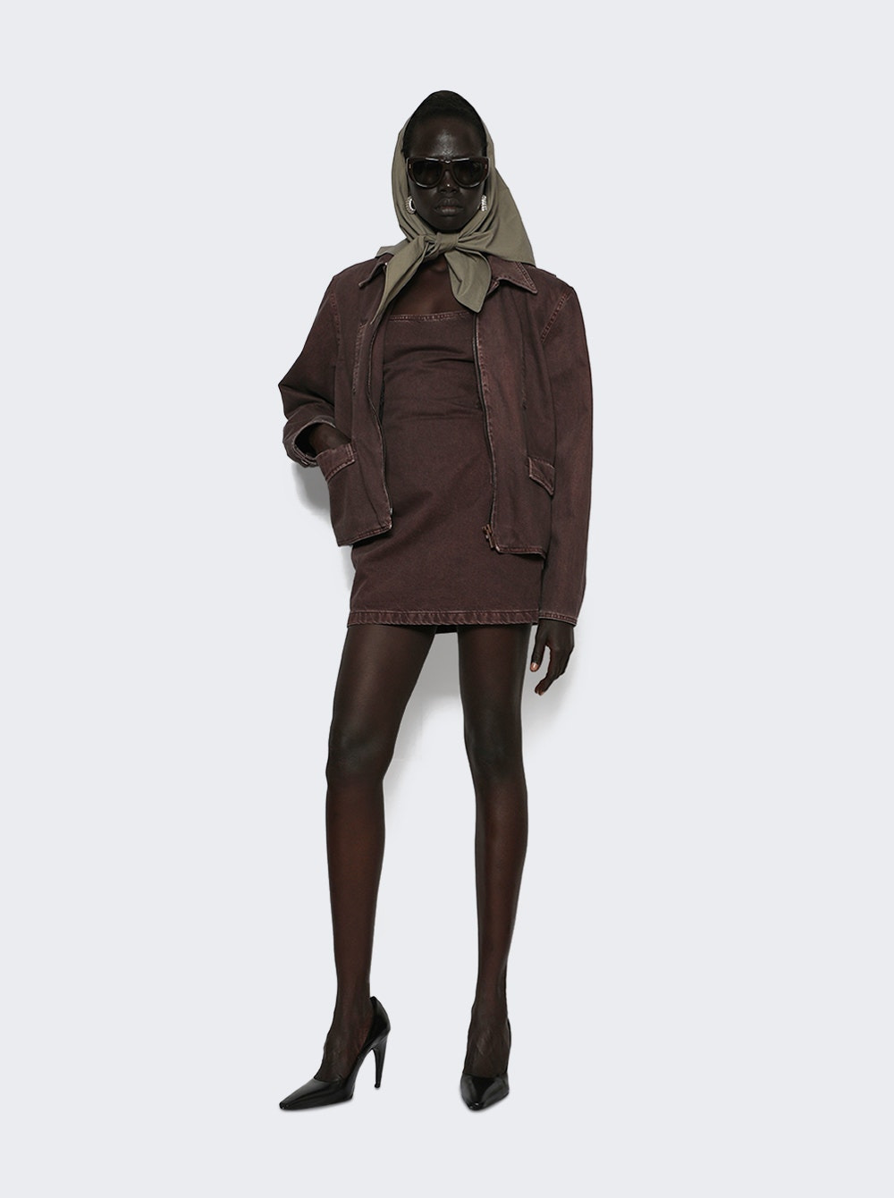 Mini Dress Brown - 5