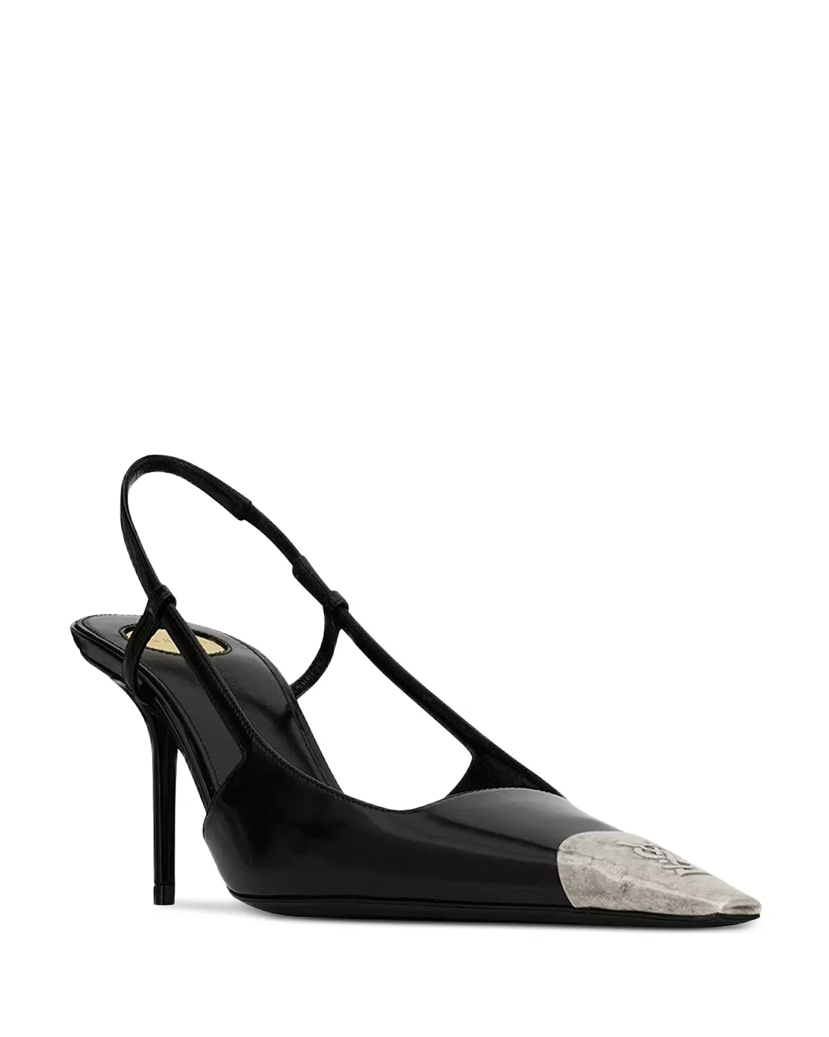 Women's Jeanne Slingback Pumps In Glazed Leather - 1